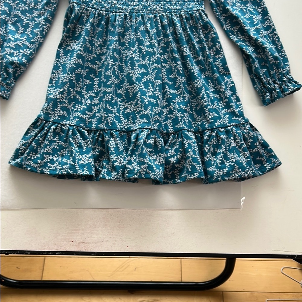 Matilda Jane Just Imagine Zoe Floral Smocked Long Sleeve Girls Dress NWT Size 4 - Picture 3 of 7